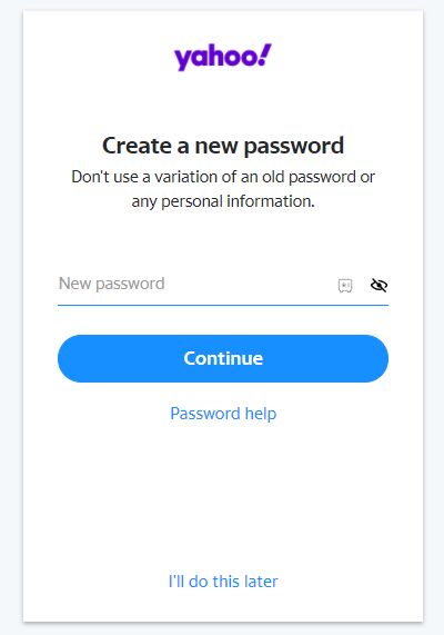 How Do I Reset Yahoo Account Password