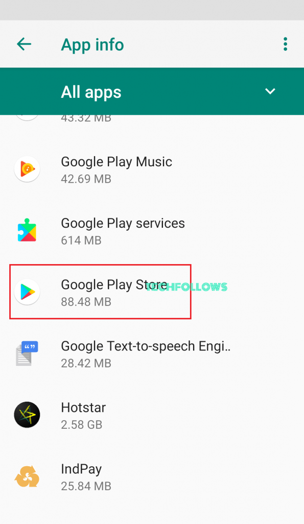google play store app update