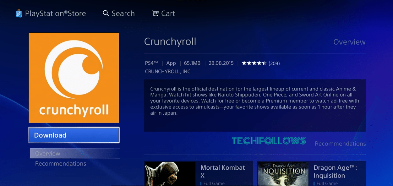 Crunchyroll ps4 что это