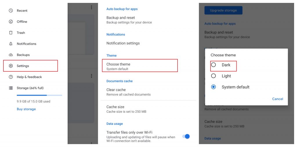 How to Enable Dark Mode on Google Drive  With Screenshots  - 5