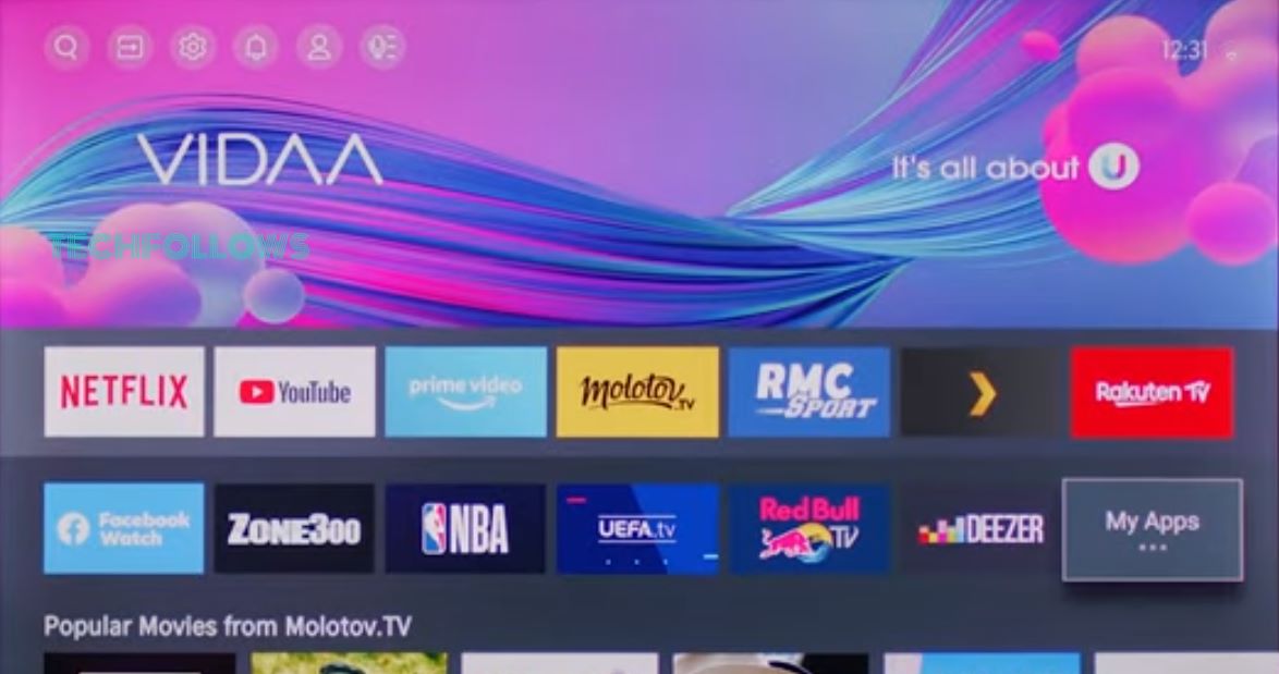 Vidaa smart tv