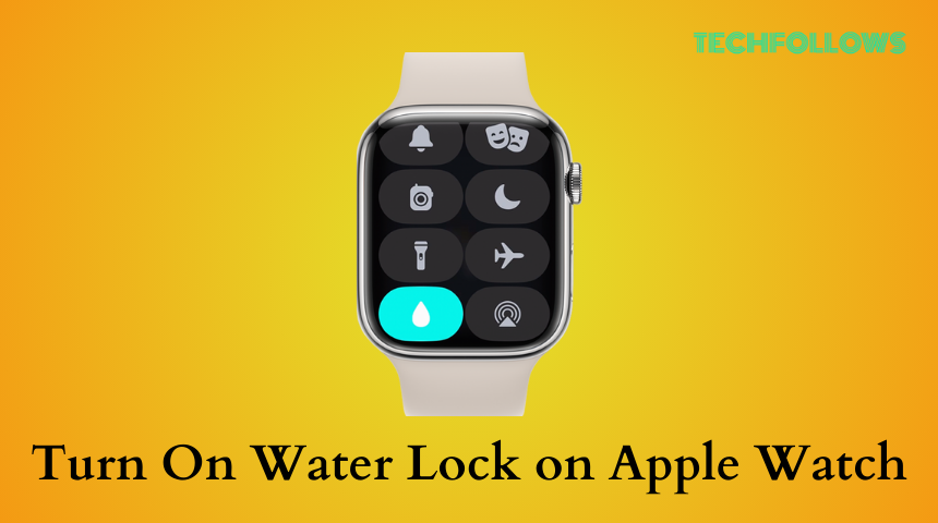 How to turn on discount water lock on apple watch