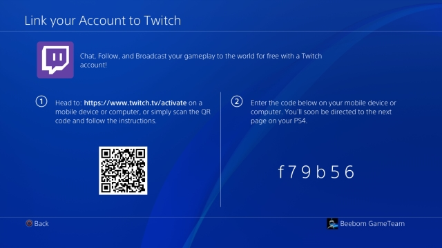 Get the activation link to activate Twitch TV app
