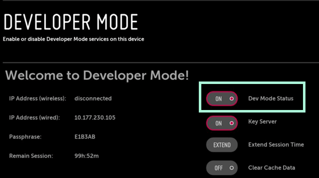 Enable the Dev Mode to Access Developer Mode on LG TV